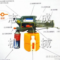 直销小型弥雾机脉冲烟雾机消毒机杀虫喷药机