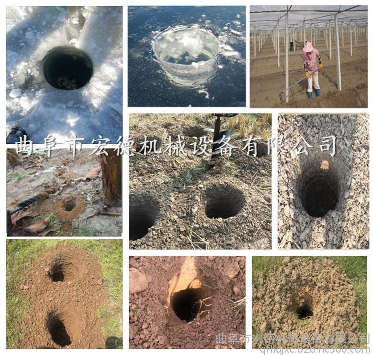 葡萄施肥立柱机 小型轻便挖坑机 手提式地钻