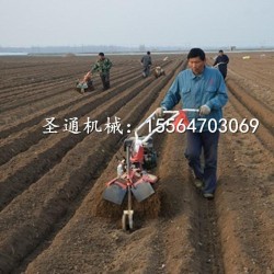 用途广泛小机型开沟机 黄瓜苗扶垄定植培土机 黑地膜覆土开沟机