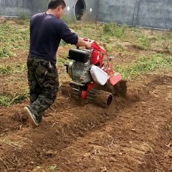 家用型种植开沟机富强苗圃开沟施肥机果园施肥回填机 蔬菜大棚旋耕除草机  种植开沟机