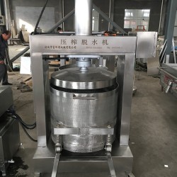 富瑞德 压榨脱水机 300L不锈钢酱菜压榨脱水机 豆干压榨机 魔芋食品手动液压压榨脱水设备 压榨机